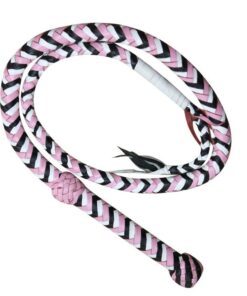 Multicolor cowhide leather bullwhip