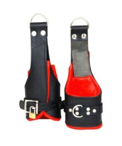 Heavy Leather Padded Wrist Suspension Cuffs