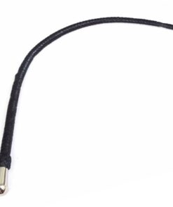 Black Leather Heavy Duty Bullwhip       