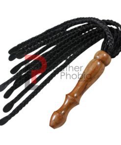 Black Cat-o-Nine Tails flogger