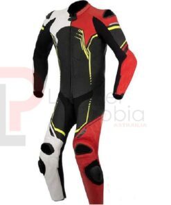 Motorbike Leather One Piece Suit with Armor Protection