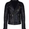 Men's Motorbike Distressed Leather Jacket