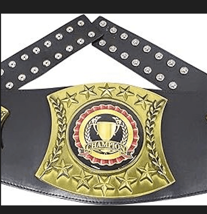 Trophy Championship Leather Belt