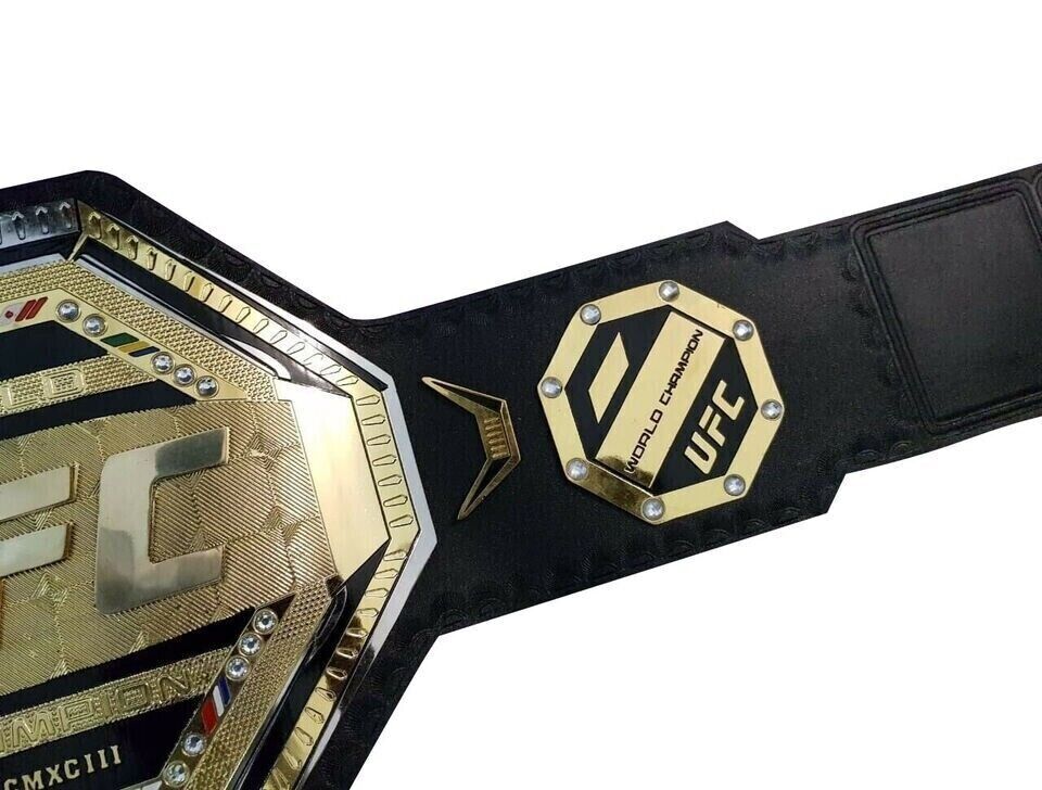 UFC LEGACY CHAMPIONSHIP RELICA TITLE BELT WORLD UFC CHAMPION 2MM BRASS NEW BELT3