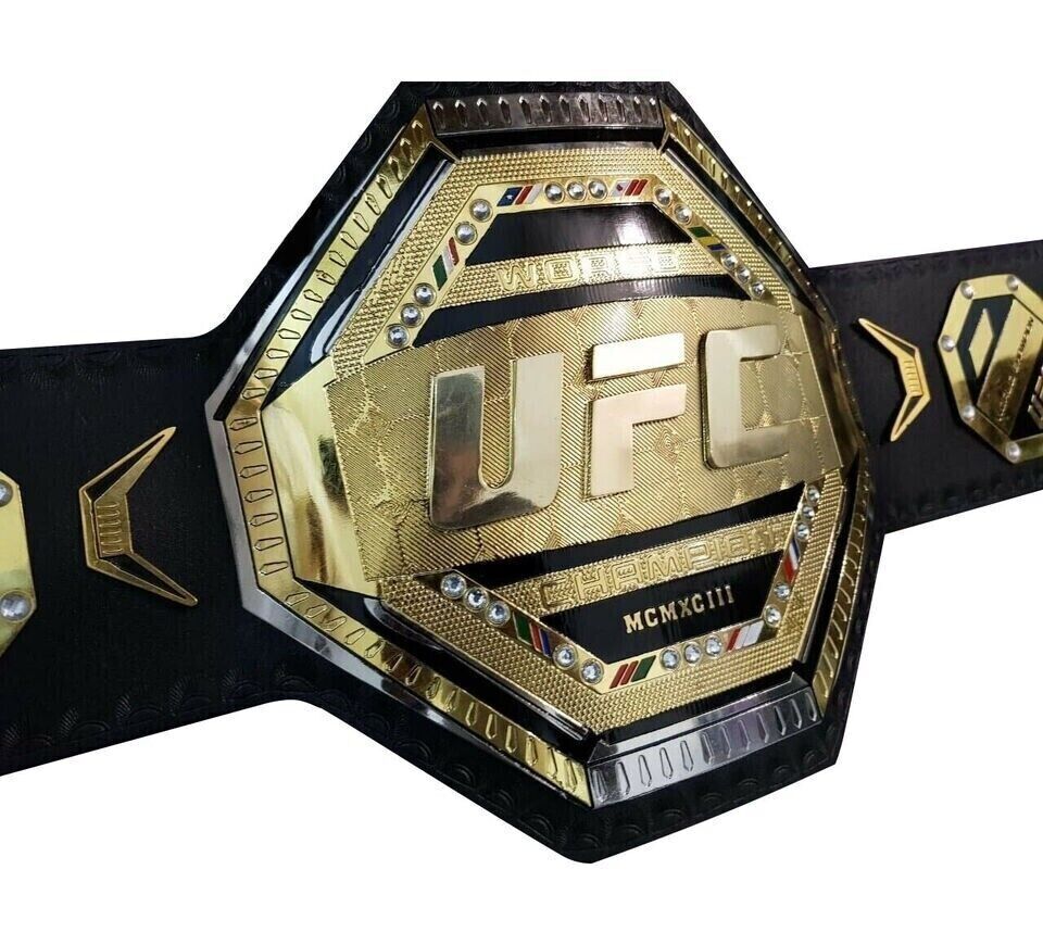 UFC LEGACY CHAMPIONSHIP RELICA TITLE BELT WORLD UFC CHAMPION 2MM BRASS NEW BELT4