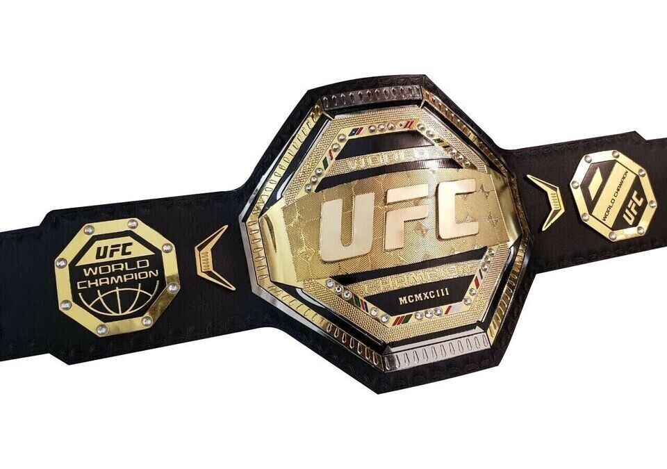 UFC LEGACY CHAMPIONSHIP RELICA TITLE BELT WORLD UFC CHAMPION 2MM BRASS NEW BELT5