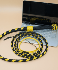 Para-cord Nylon Bullwhip Indiana Jones style Whip 2.5 to 24 Feet Long 16 Strands