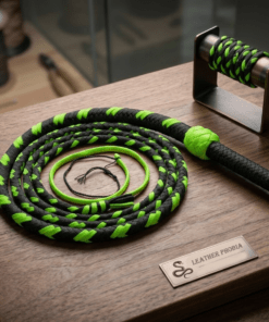 Para-cord Nylon Bullwhip Indiana Jones style Whip 2.5 to 24 Feet Long 16 Strands (Copy)